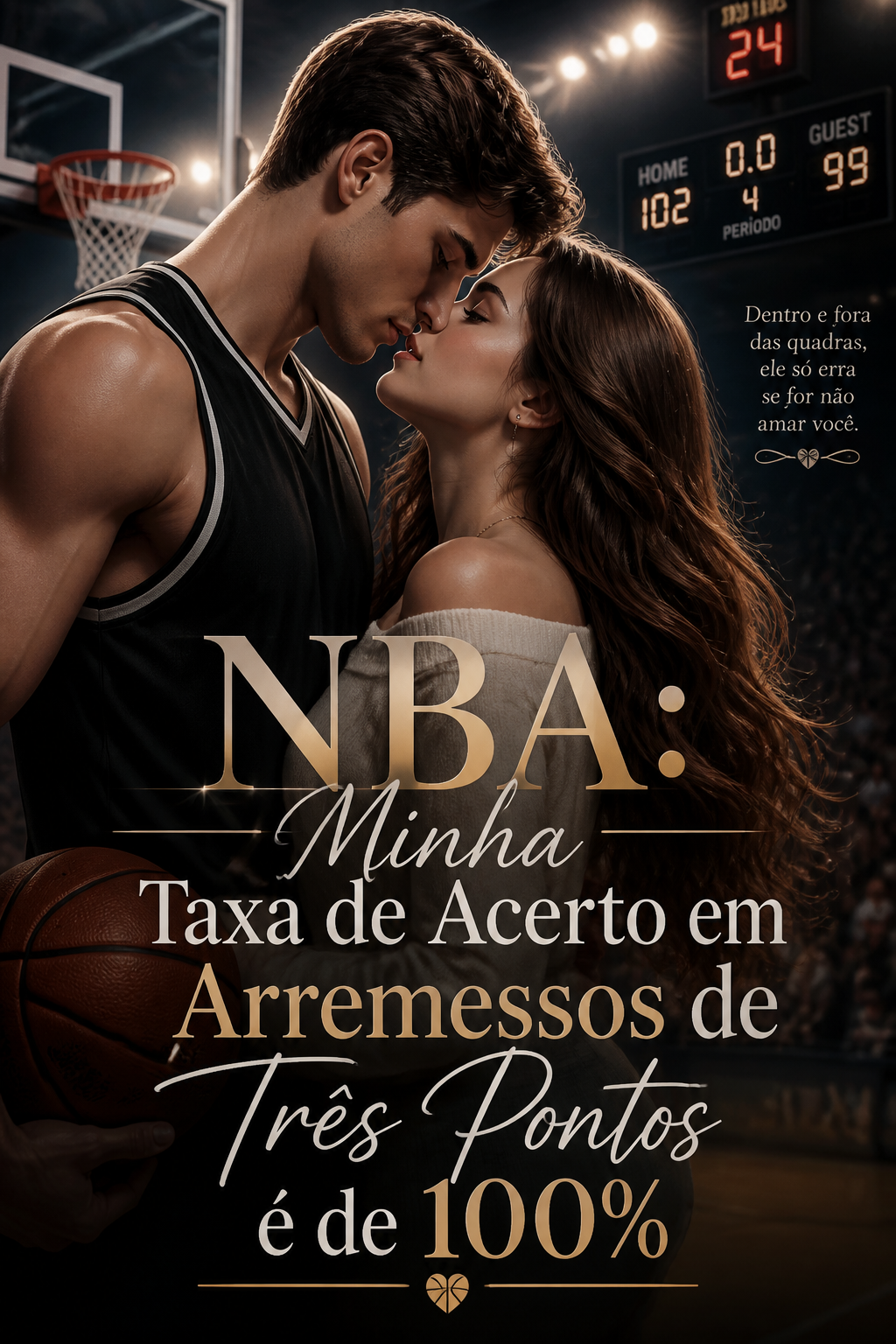 NBA: Minha Taxa de Acerto em Arremessos de Três Pontos é de 100%